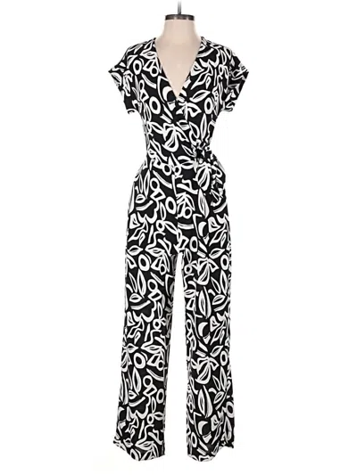 Pre-owned Monteau Jumpsuit In Black