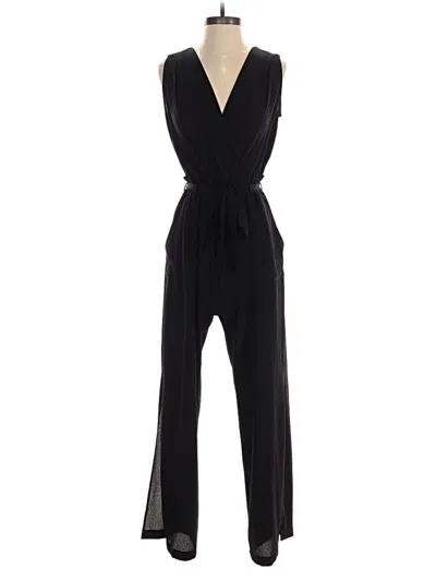 Pre-owned Monteau Jumpsuit In Black