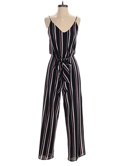 Pre-owned Monteau Jumpsuit In Black
