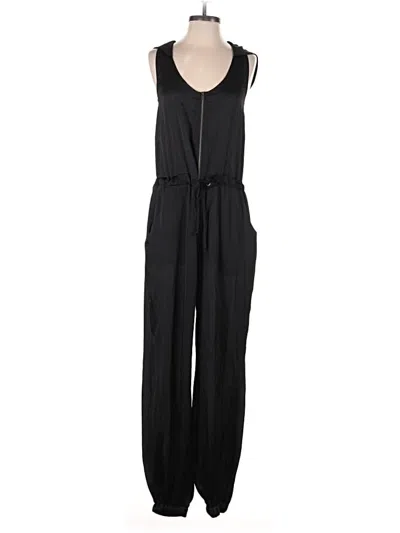 Pre-owned Monteau Jumpsuit In Black