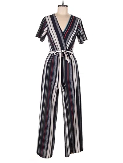 Pre-owned Monteau Jumpsuit In Black
