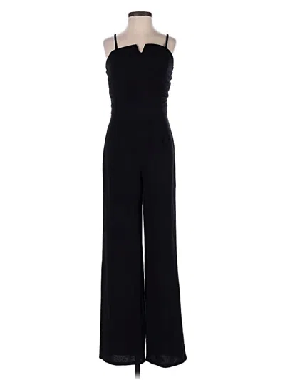 Pre-owned Monteau Jumpsuit In Black