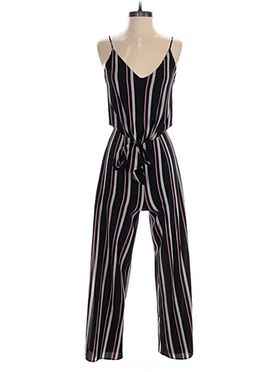 Pre-owned Monteau Jumpsuit In Black