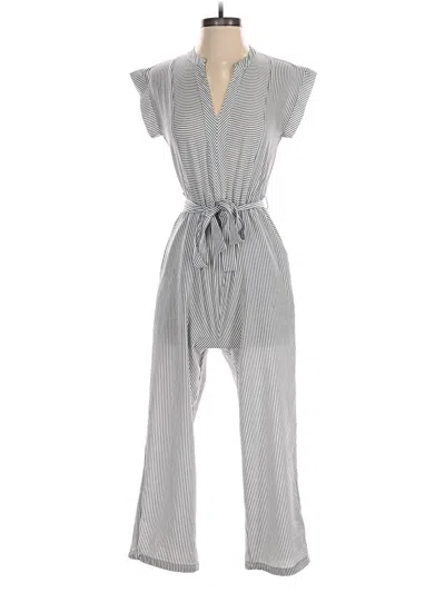 Pre-owned Monteau Jumpsuit In Black