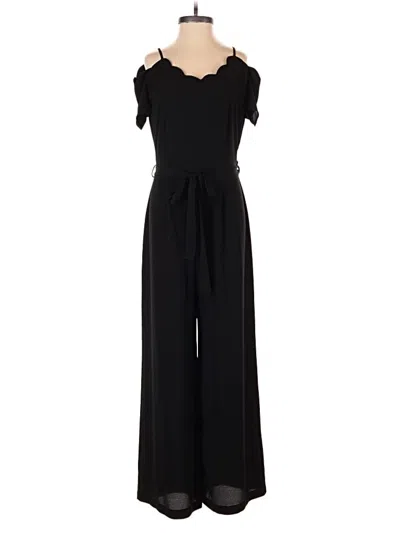 Pre-owned Monteau Jumpsuit In Black