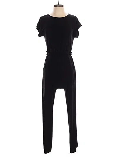 Pre-owned Monteau Jumpsuit In Black