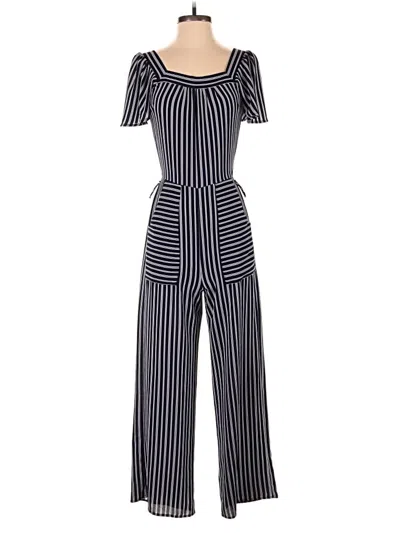 Pre-owned Monteau Jumpsuit In Black