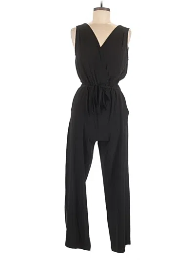 Pre-owned Monteau Jumpsuit In Black