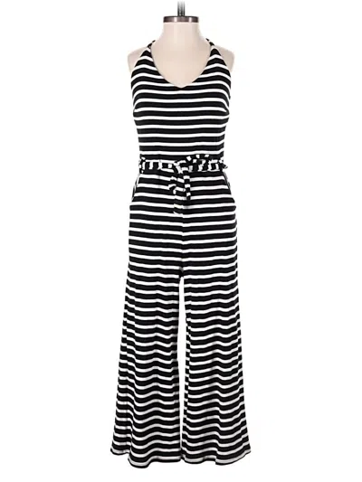 Pre-owned Monteau Jumpsuit In Black