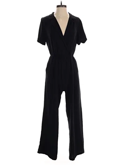 Pre-owned Monteau Jumpsuit In Black