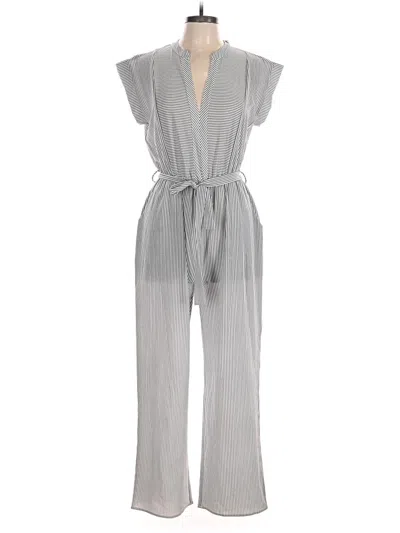 Pre-owned Monteau Jumpsuit In Black