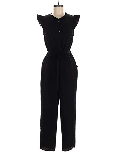 Pre-owned Monteau Jumpsuit In Black
