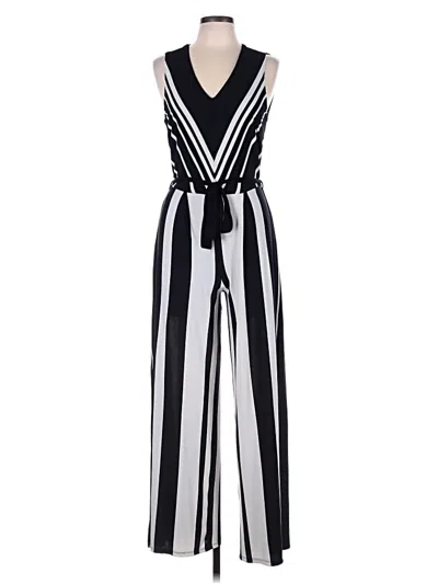 Pre-owned Monteau Jumpsuit In Black