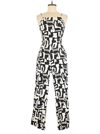 Pre-owned Monteau Jumpsuit In Black
