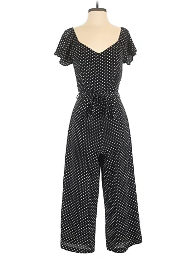 Pre-owned Monteau Jumpsuit In Black