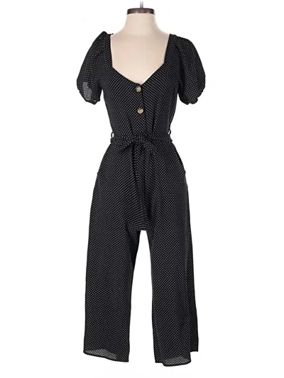 Pre-owned Monteau Jumpsuit In Black
