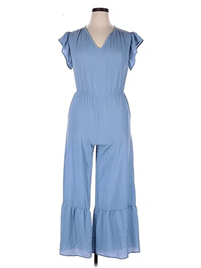 Pre-owned Monteau Jumpsuit In Blue
