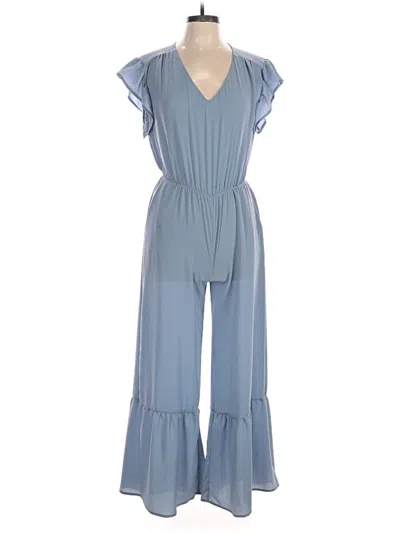 Pre-owned Monteau Jumpsuit In Blue