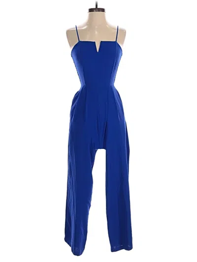 Pre-owned Monteau Jumpsuit In Blue