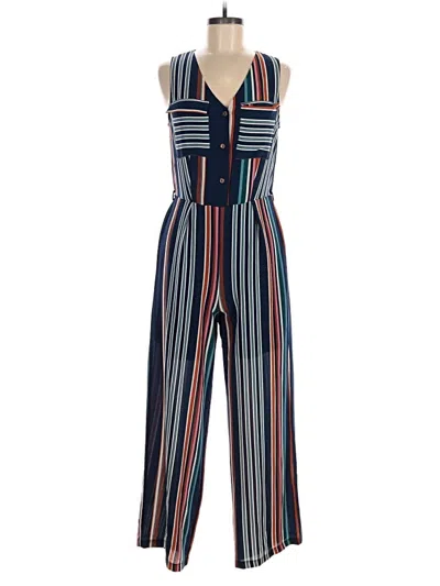 Pre-owned Monteau Jumpsuit In Blue