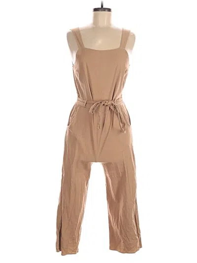 Pre-owned Monteau Jumpsuit In Brown