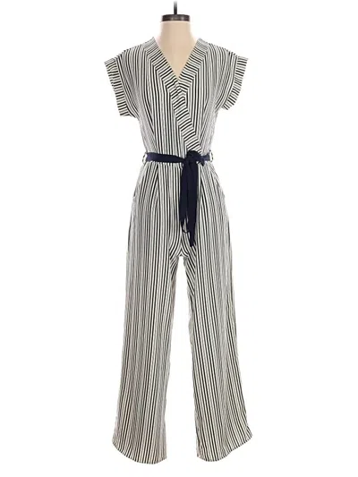 Pre-owned Monteau Jumpsuit In Gray