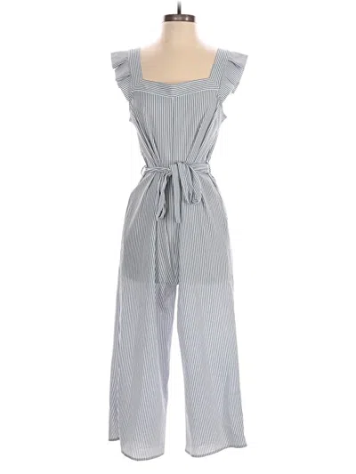 Pre-owned Monteau Jumpsuit In Gray