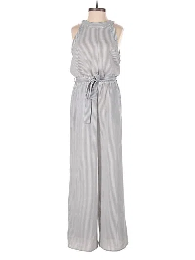 Pre-owned Monteau Jumpsuit In Gray