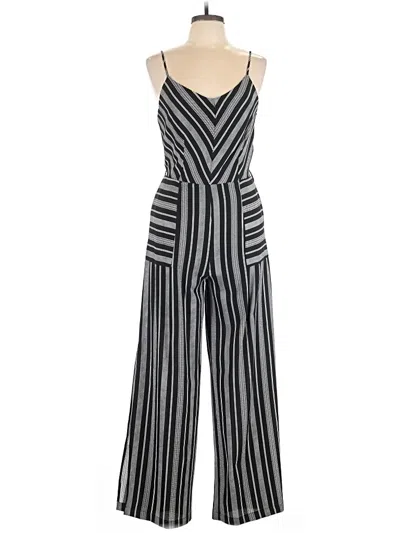 Pre-owned Monteau Jumpsuit In Gray