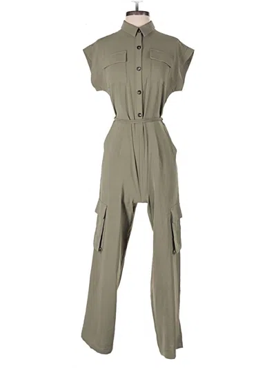 Pre-owned Monteau Jumpsuit In Gray