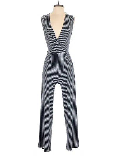 Pre-owned Monteau Jumpsuit In Gray