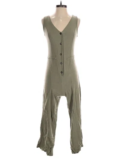 Pre-owned Monteau Jumpsuit In Green