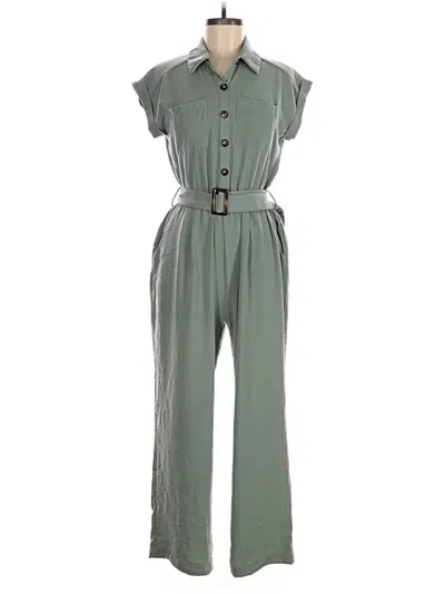 Pre-owned Monteau Jumpsuit In Green