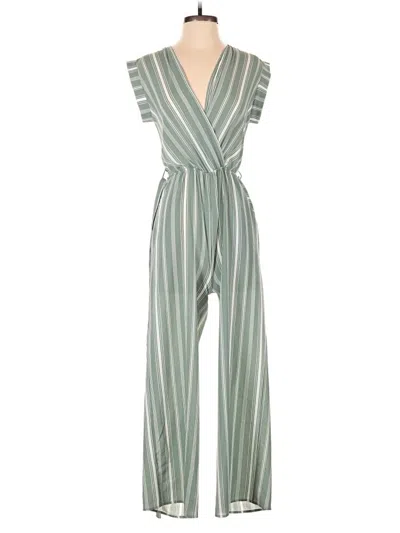Pre-owned Monteau Jumpsuit In Green
