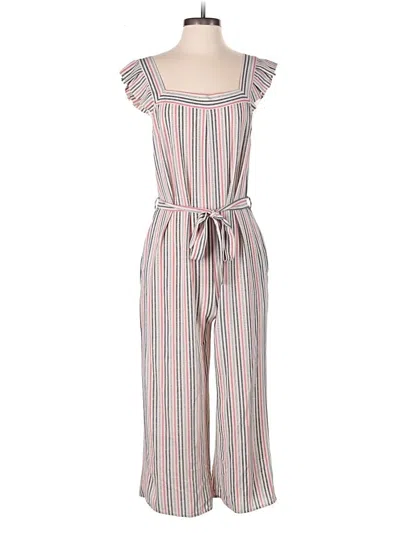 Pre-owned Monteau Jumpsuit In Pink