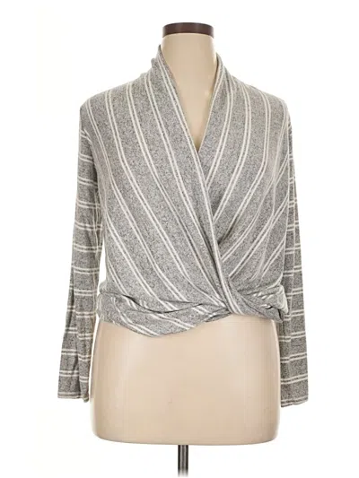 Pre-owned Monteau Kimono In Silver