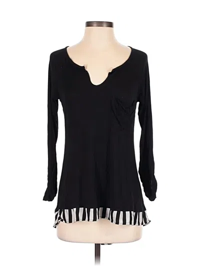 Pre-owned Monteau Long Sleeve T-shirt In Black