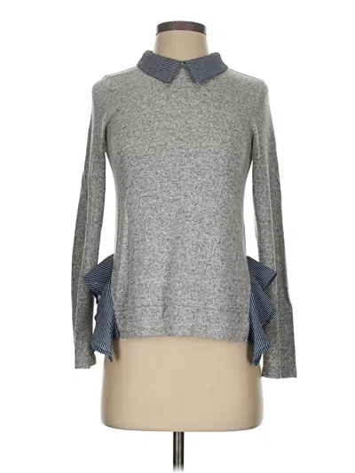 Pre-owned Monteau Pullover Sweater In Gray