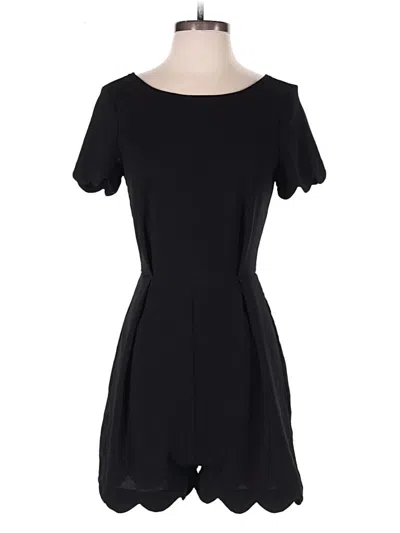 Pre-owned Monteau Romper In Black