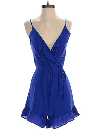 Pre-owned Monteau Romper In Blue