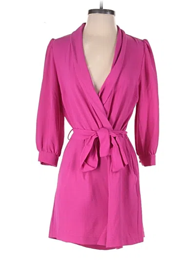 Pre-owned Monteau Romper In Pink