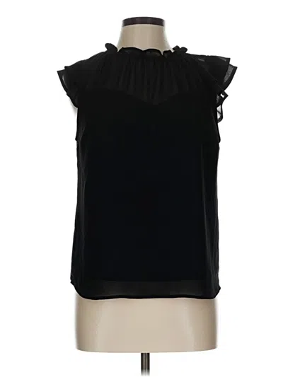 Pre-owned Monteau Sleeveless Blouse In Black
