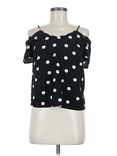 Pre-owned Monteau Sleeveless Blouse In Black