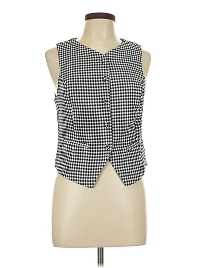 Pre-owned Monteau Sleeveless Blouse In Black
