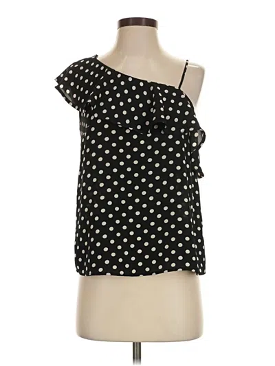 Pre-owned Monteau Sleeveless Blouse In Black