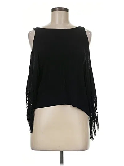 Pre-owned Monteau Sleeveless Blouse In Black