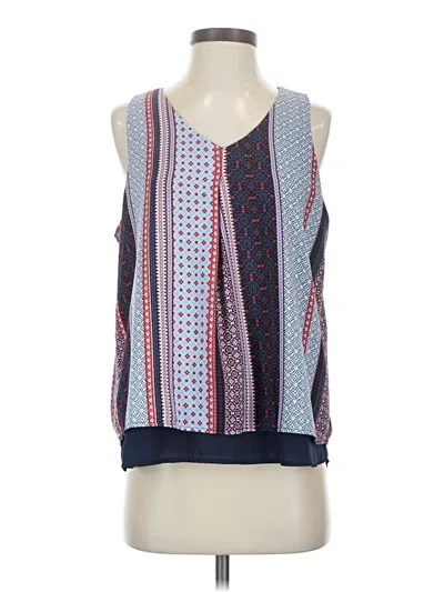 Pre-owned Monteau Sleeveless Blouse In Blue