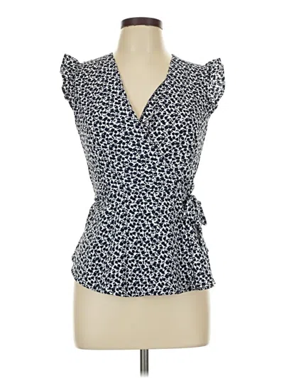 Pre-owned Monteau Sleeveless Blouse In Blue