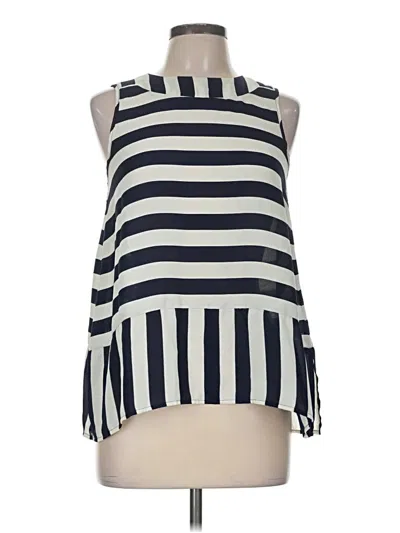 Pre-owned Monteau Sleeveless Blouse In Blue