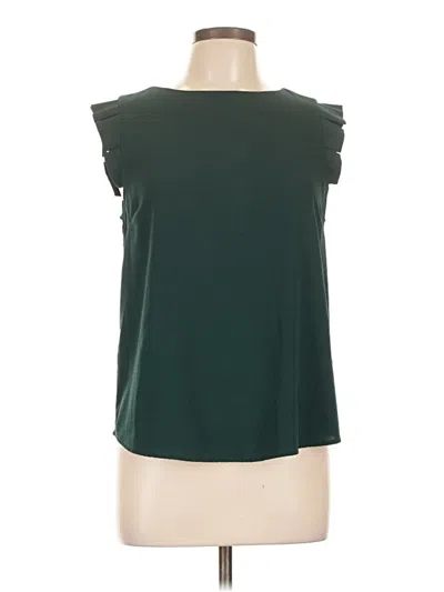 Pre-owned Monteau Sleeveless Blouse In Green